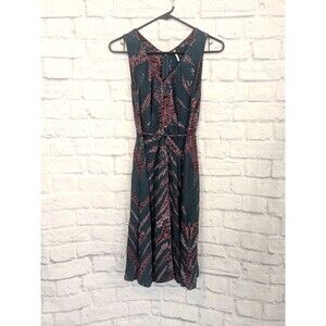 YFB Purple Aqua Tie Dye Sleeveless Dress Size XS HEMMED Young Fabulous & Broke